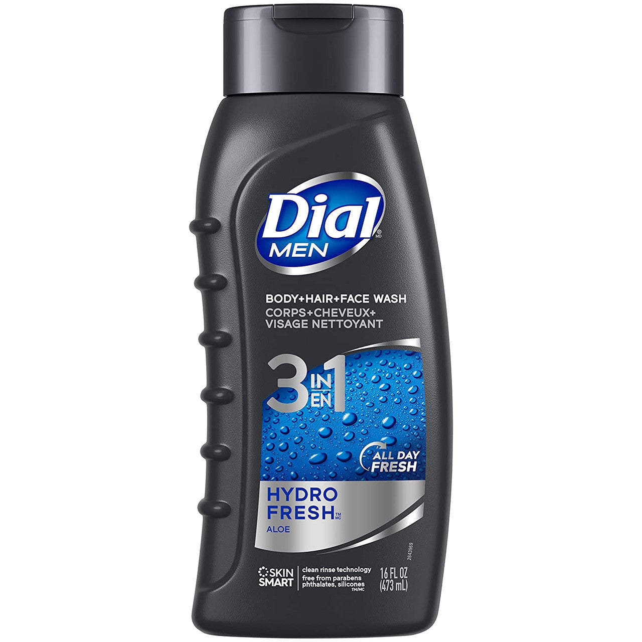 Dial For Men Hydrofresh Hair And Body Wash, Full Force - 16 Oz